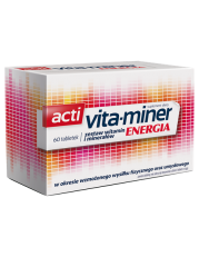 Acti Vita-miner Energia - 60 tabletek - miniaturka zdjęcia produktu