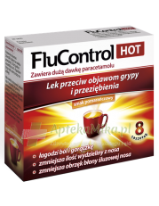 Flucontrol Hot proszek do sporządzania roztworu doustnego - 8 saszetek - zoom