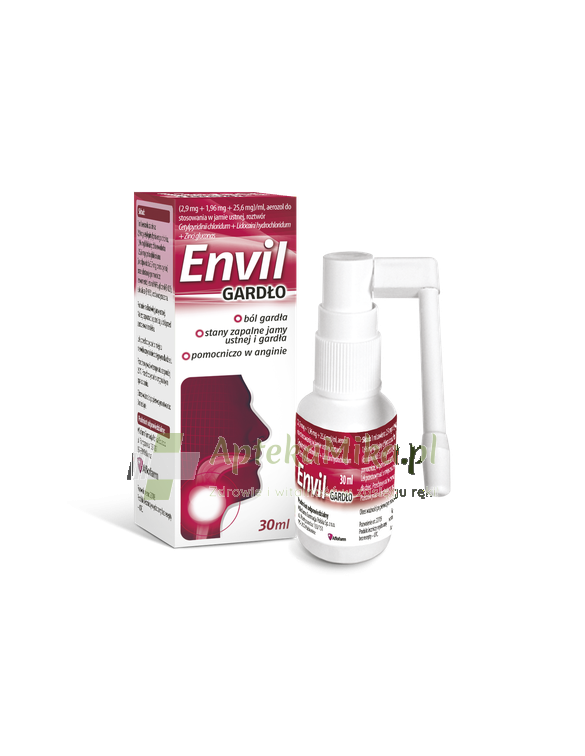Envil gardło aerozol do stosowania w jamie ustnej - 30 ml