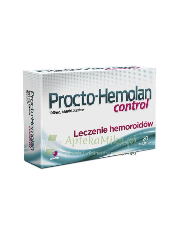 Procto-Hemolan control 1000 mg - 20 tabletek