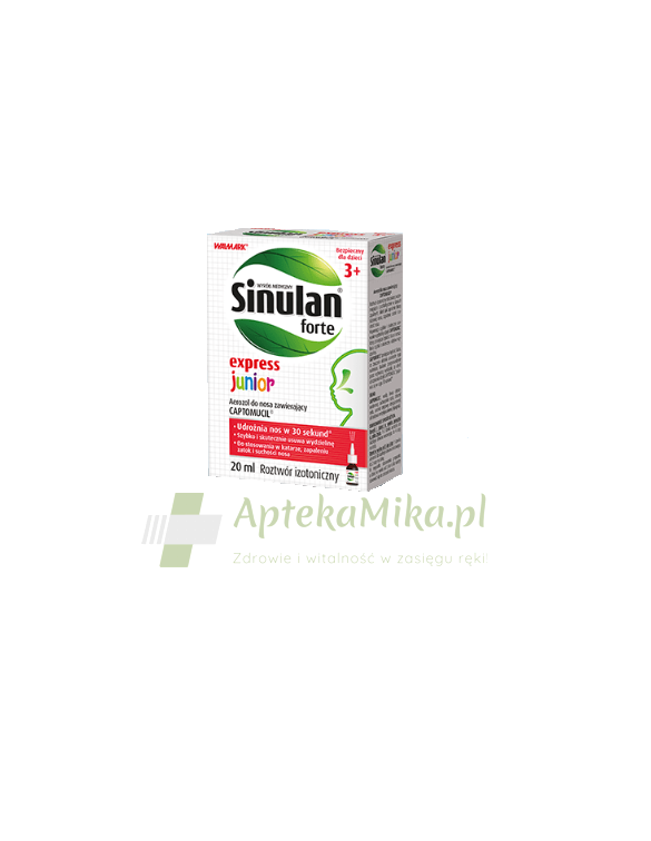 Sinulan Express Forte Junior aerozol do nosa - 20 ml