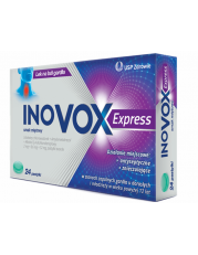 Inovox Express smak miętowy - 24 pastylki twarde