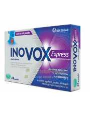 Inovox Express smak miętowy - 24 pastylki twarde - zoom