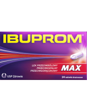Ibuprom MAX 400mg - 24 tabletki - miniaturka zdjęcia produktu