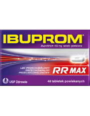 Ibuprom RR 400mg - 48 tabletek powlekanych