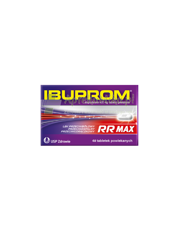 Ibuprom RR 400mg - 48 tabletek powlekanych