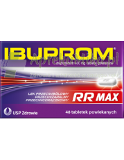 Ibuprom RR 400mg - 48 tabletek powlekanych - zoom