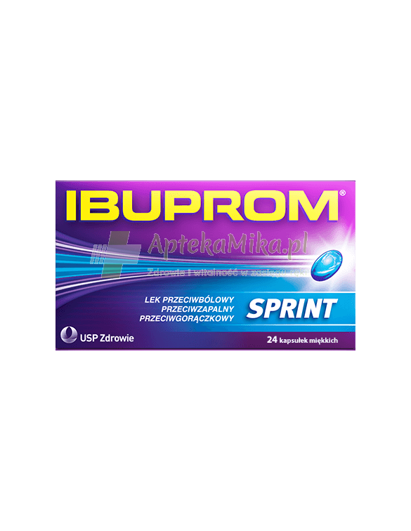 Ibuprom Sprint Caps 200mg - 24 kapsułki miękkie