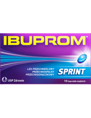 Ibuprom Sprint Caps 200mg - 10 kapsułek miękkich - miniaturka zdjęcia produktu