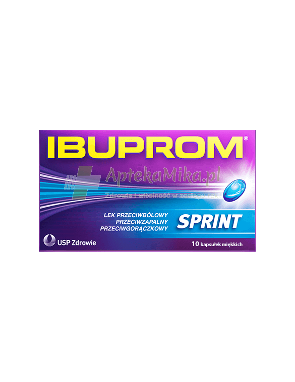 Ibuprom Sprint Caps 200mg - 10 kapsułek miękkich