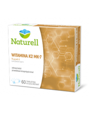 NATURELL Witamina K2 MK-7 - 60 tabletek do ssania - miniaturka zdjęcia produktu