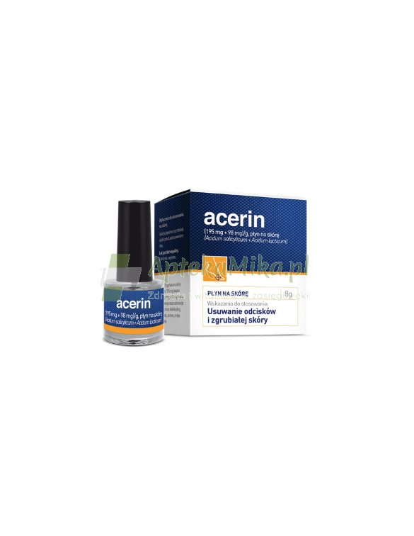 Acerin płyn na odciski do stosowania na skórę - 8 g