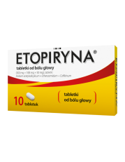 Etopiryna od bólu głowy - 10 tabletek