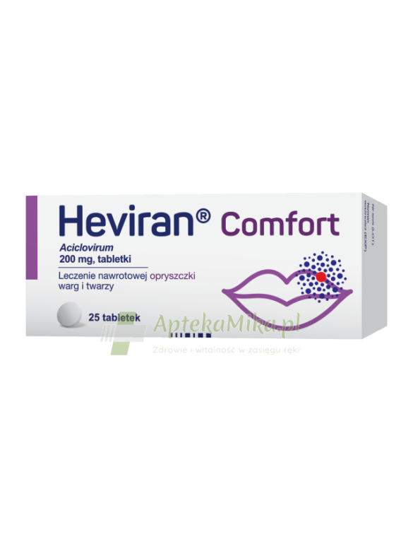 Heviran Comfort 0,2 g - 25 tabletek