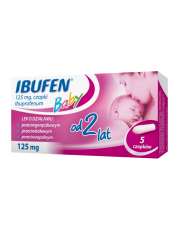 Ibufen Baby 125mg - 5 czopków doodbytniczych