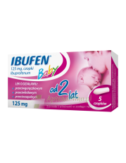 Ibufen Baby 125mg - 5 czopków doodbytniczych - zoom