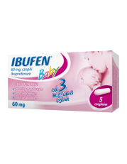 Ibufen Baby 60mg - 5 czopków doodbytniczych