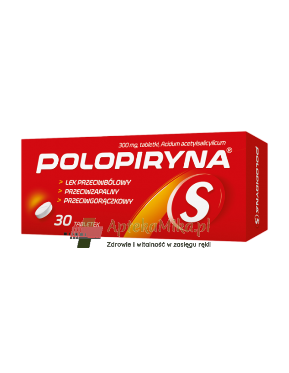 Polopiryna S 300 mg - 30 tabletek