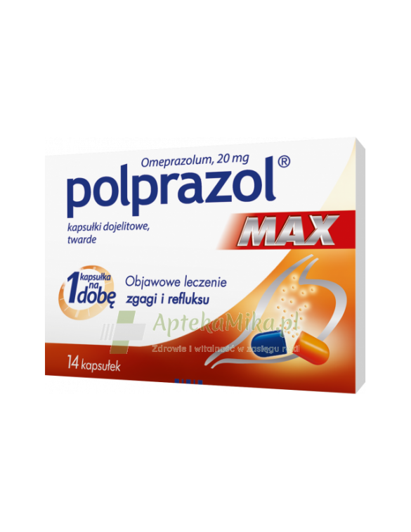 Polprazol Max 20 mg - 14 kapsułek dojelitowych (blister)