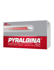 Pyralgina 500 mg - 20 tabletek - miniaturka zdjęcia produktu