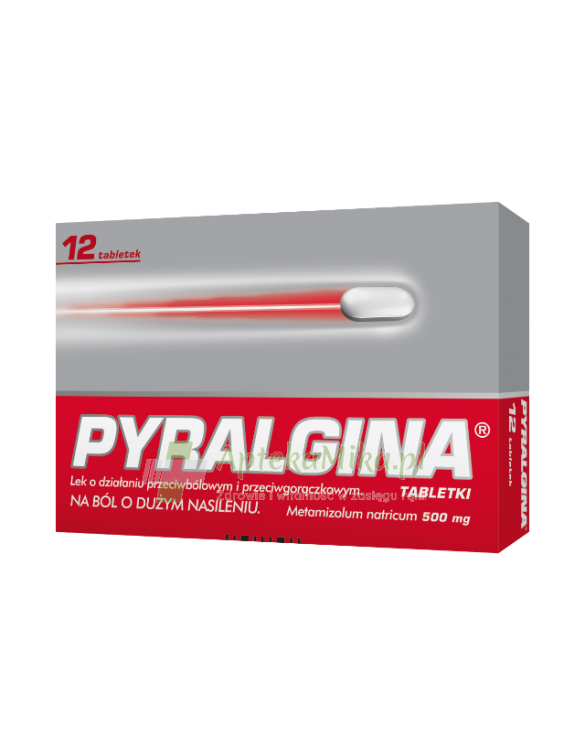 Pyralgina 500 mg - 12 tabletek
