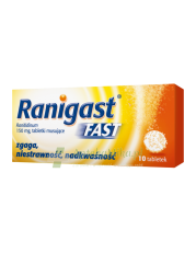 Ranigast FAST 150 mg - 10 tabletek musujących - zoom
