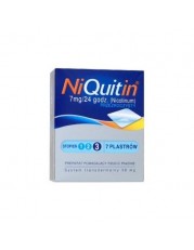 Niquitin przezroczysty system transdermalny 7 mg/24h - 7 plastrów - miniaturka zdjęcia produktu