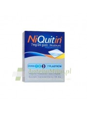 Niquitin przezroczysty system transdermalny 7 mg/24h - 7 plastrów - zoom