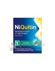 NiQuitin przezroczysty system transdermalny 21 mg/24h - 7 plastrów - zoom