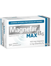 Magnefar B6 MAX - 50 tabletek - miniaturka zdjęcia produktu