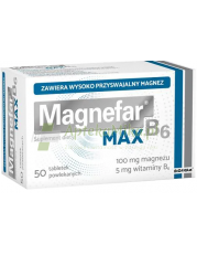 Magnefar B6 MAX - 50 tabletek - zoom