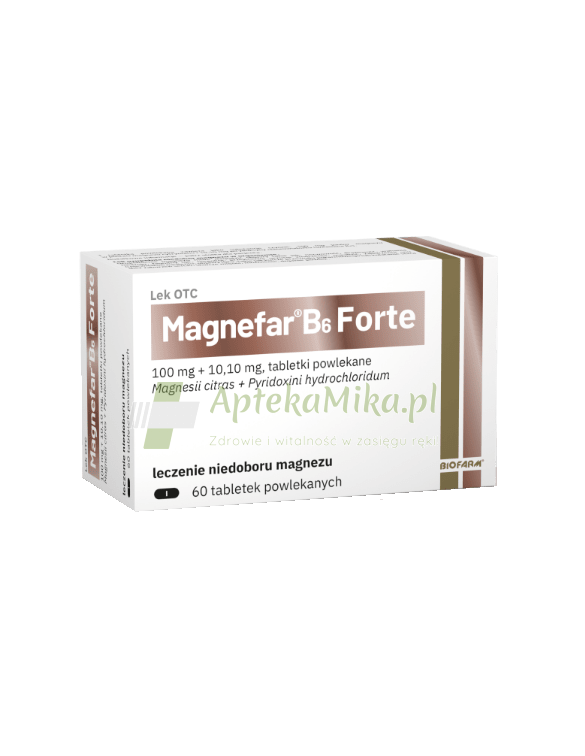 Magnefar B6 Forte - 60 tabletek