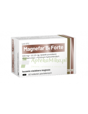 Magnefar B6 Forte - 60 tabletek - zoom