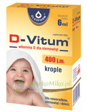 D-Vitum Witamina D dla niemowląt krople - 6 ml - zoom