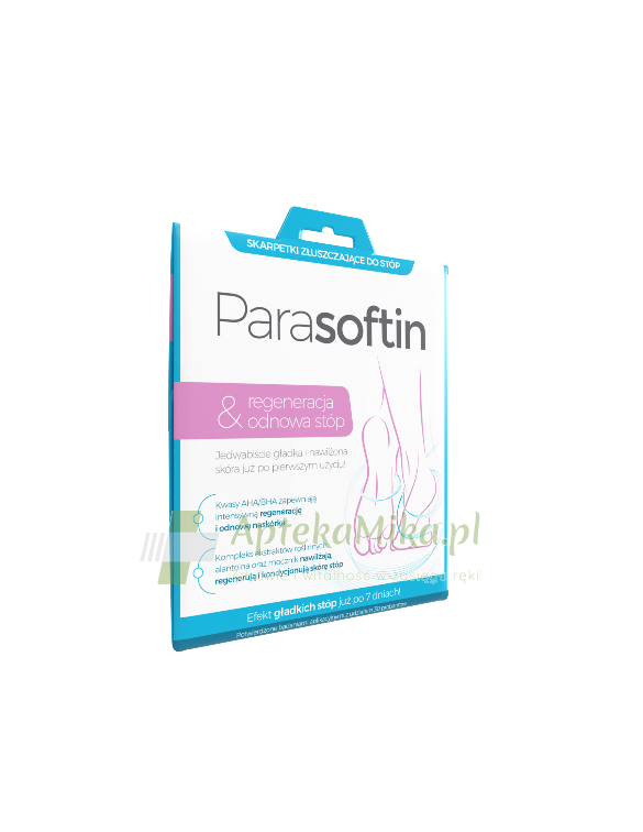 PARASOFTIN Skarpetki złuszczające - 2 saszetki (1 para)