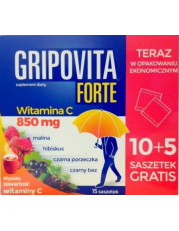 Gripovita Forte - 10 saszetek (+ 5 saszetek gratis) - miniaturka zdjęcia produktu