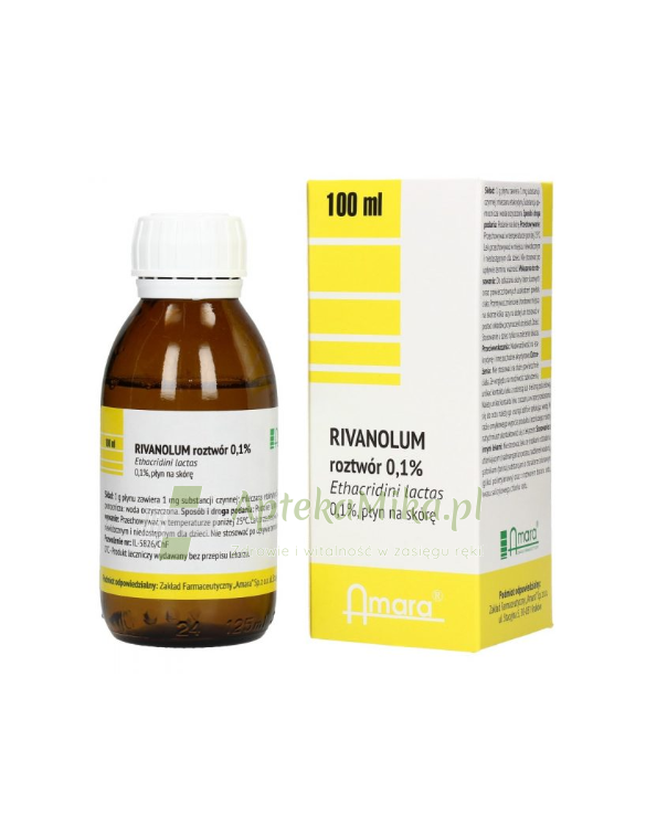 Rivanolum 0,1% płyn na skórę - 100 ml