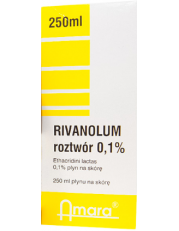 Rivanolum 0,1% płyn na skórę - 250 ml
