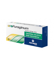 Urofuraginum 50 mg - 30 tabletek - miniaturka zdjęcia produktu