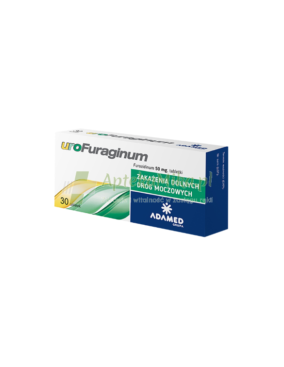 Urofuraginum 50 mg - 30 tabletek