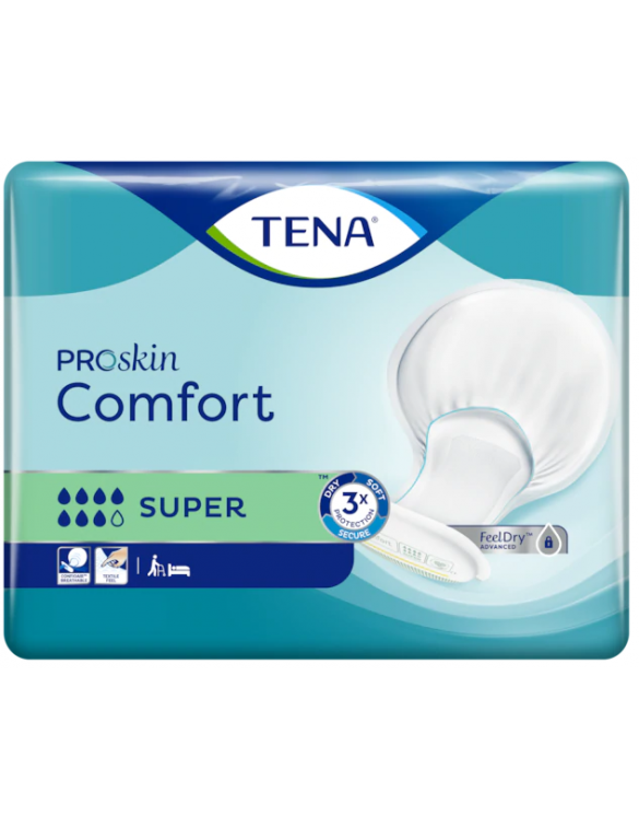 Pieluchy anatomiczne TENA Comfort ProSkin Super - 36 szt.