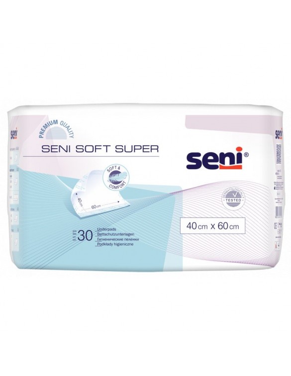 Podkłady higieniczne SENI SOFT SUPER 40 x 60cm - 30 szt.