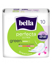 Podpaski BELLA PERFECTA GREEN Silky Drai - 10 szt. - miniaturka zdjęcia produktu