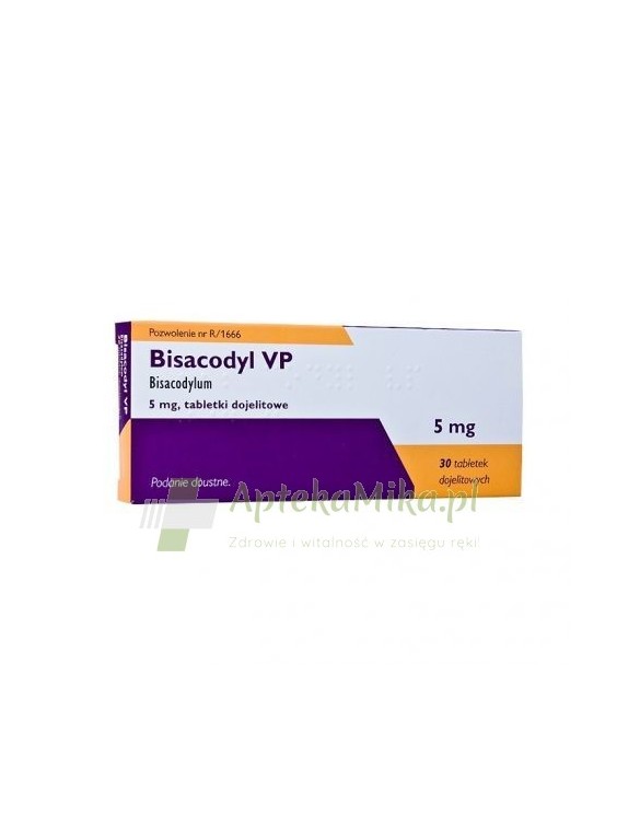 Bisacodyl VP 5 mg - 30 tabletek