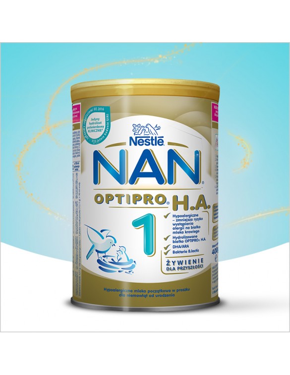 Mleko NAN OPTIPRO HA 1 od urodzenia proszek - 400 g