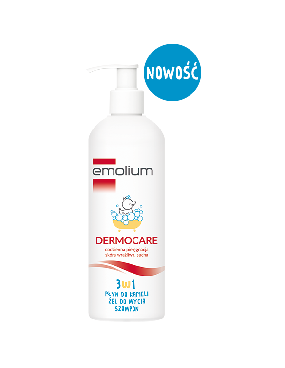 EMOLIUM Dermocare 3w1 Płyn/żel/szampon - 400 ml
