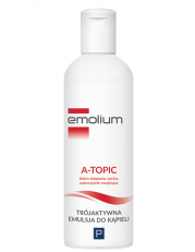 EMOLIUM A-TOPIC Trójaktywna Emulsja do kąpieli - 200 ml
