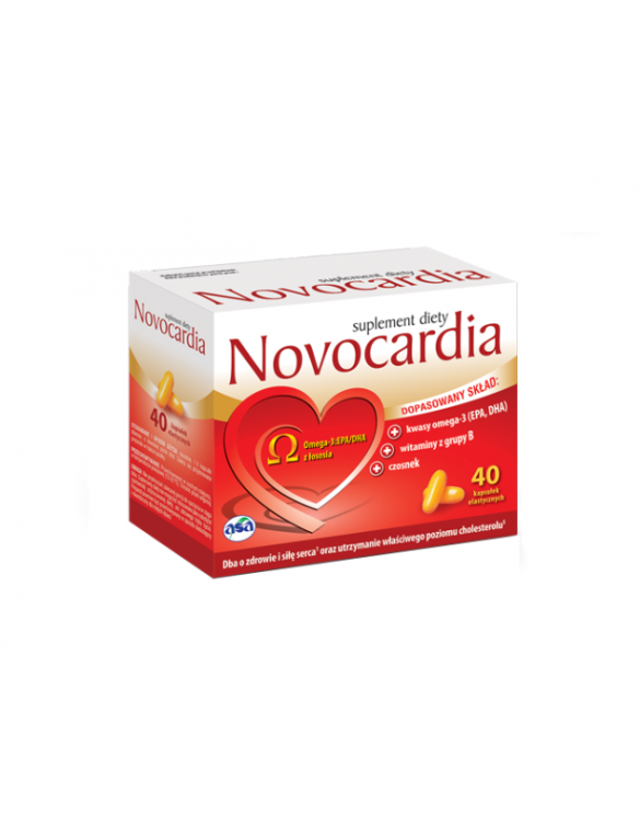 Novocardia - 40 kapsułek elastycznych