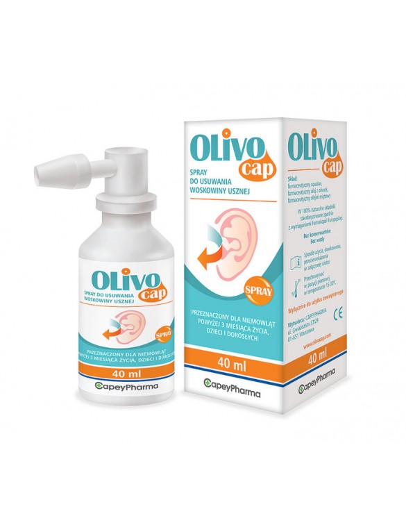 OLIVOCAP spray usuwający woskowinę uszną - 40 ml