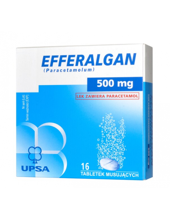 Efferalgan 0,5 g - 16 tabletek musujących